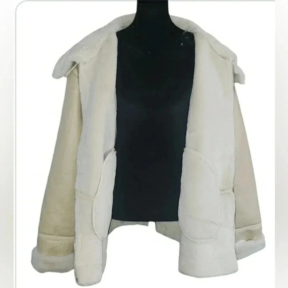 Sporty XL Preppy Cozy Sharpa Vegan Warm Snow Adventure Chore Barn Coat - Picture 11 of 15